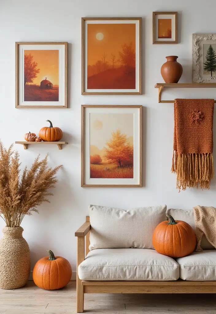 15 Ways to Infuse Warmth into Your Home This Autumn Season! - 10. Warm-Up Your Walls